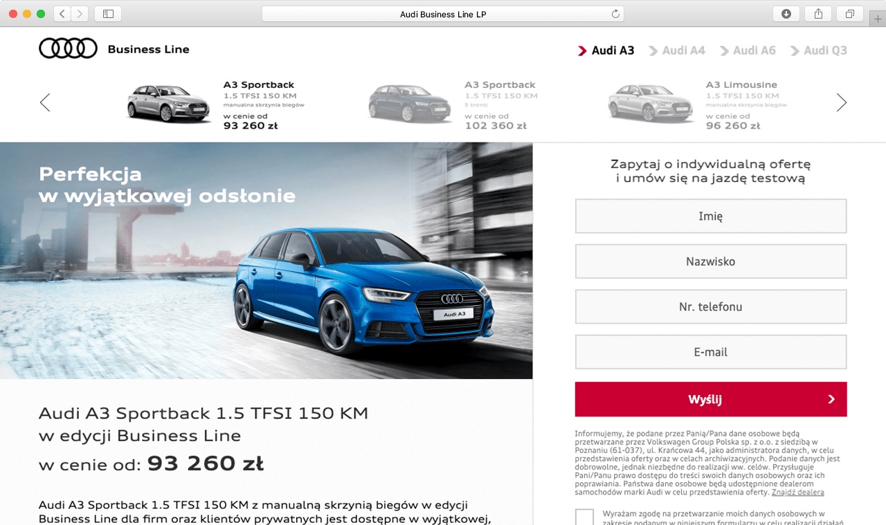 Audi Business Line