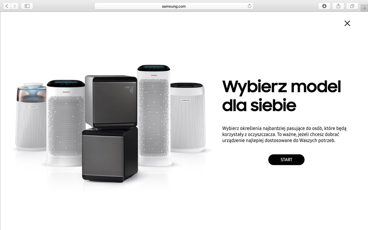 Samsung Air Purifier Matcher