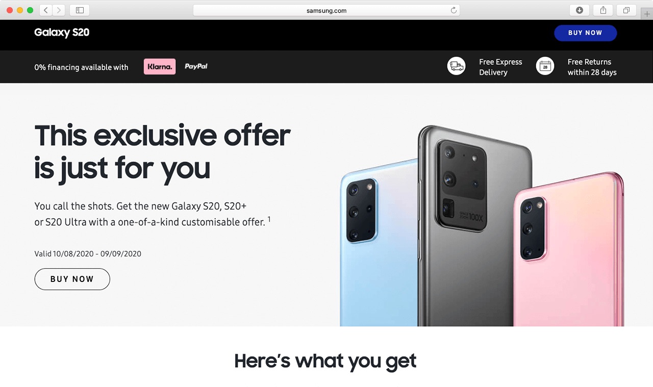 Samsung Switch & Save