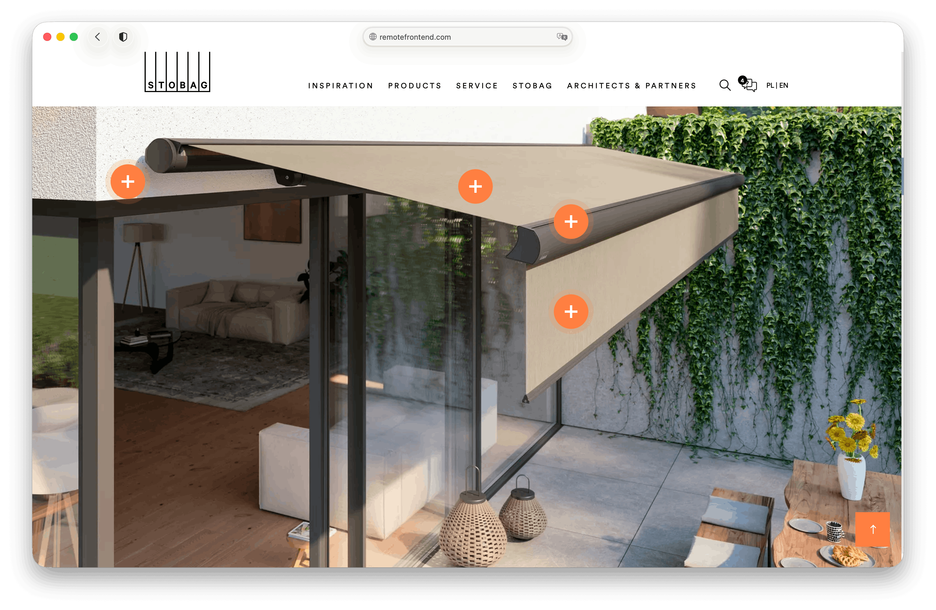 STOBAG Contact Tool — site screenshot